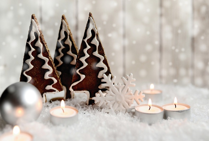 inspirująde dekoracje świąteczne biel