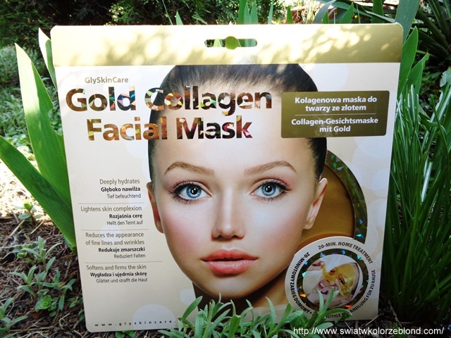 Kolagenowa maska na twarz ze złotem GlySkinCare