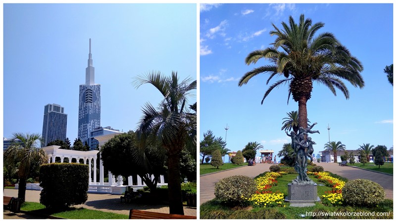 Ciekawe miejsca w Batumi palmy rzeźby